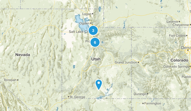 Top ten hikes to do! Map