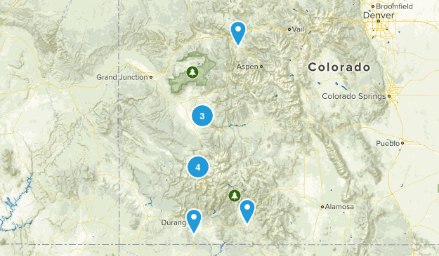Colorado Road Trip 1 (Telluride-Pagosa Springs) Map