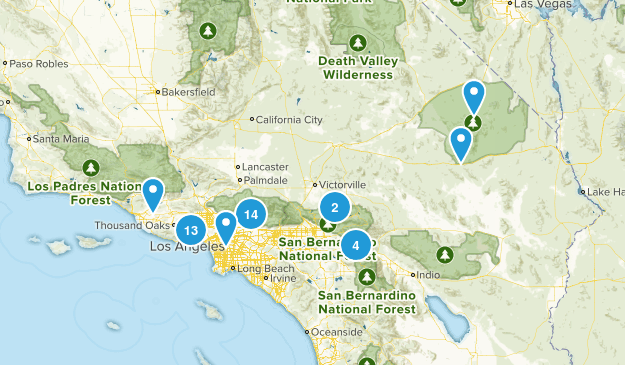 2016 Hikes Map