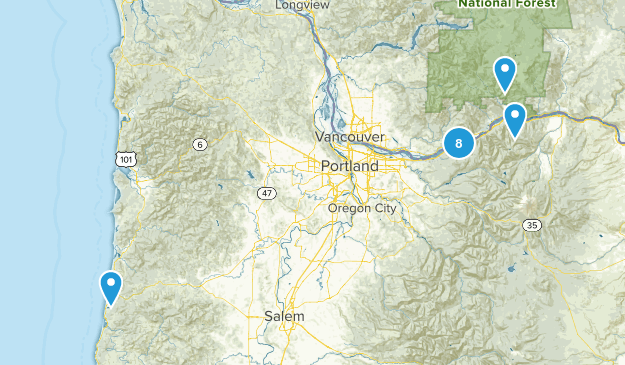 WA & OR Trip Memorial Day 2016 Map