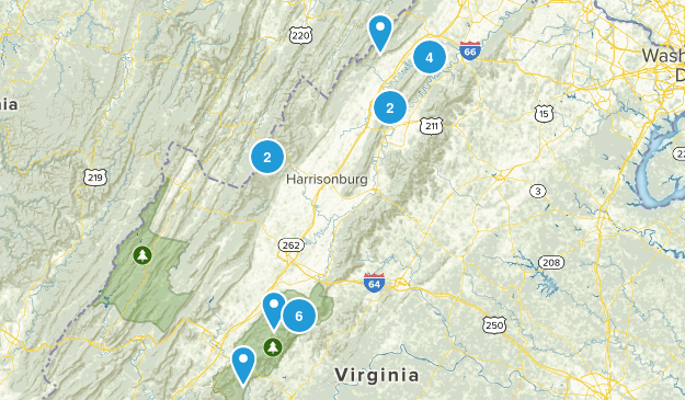 GW National Forest Map