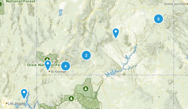 Utah National Parks Map