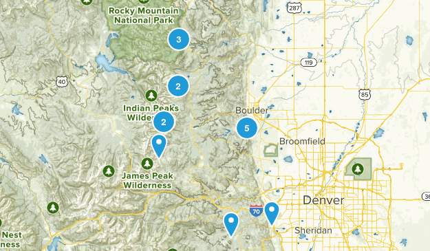 to do- boulder area Map