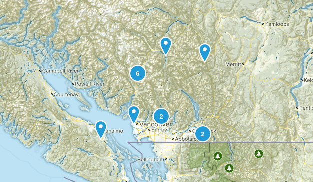 Backpacking Map