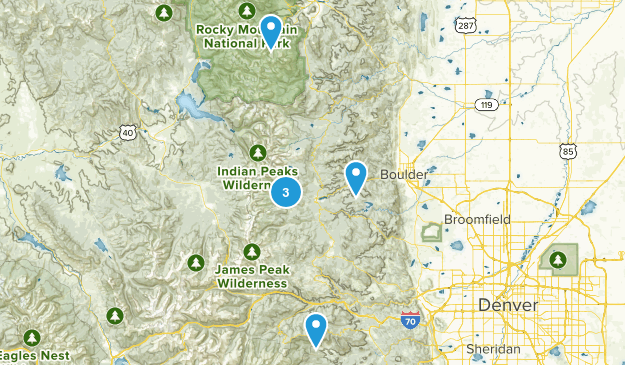 Turd hikes Map