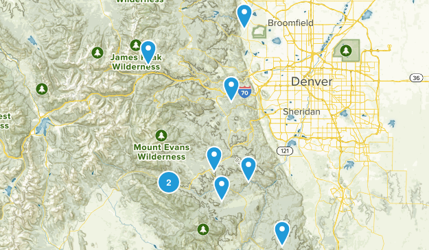 Denver_Hiking Map