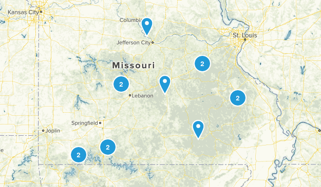 day hikes Map