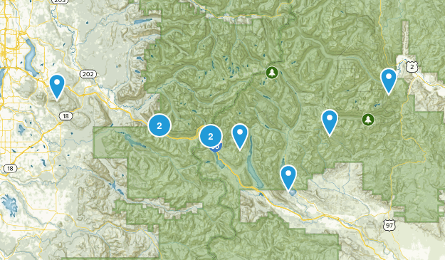 I 90 East Trails Map