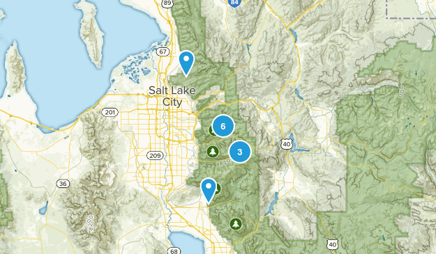 Snowshoeing Map