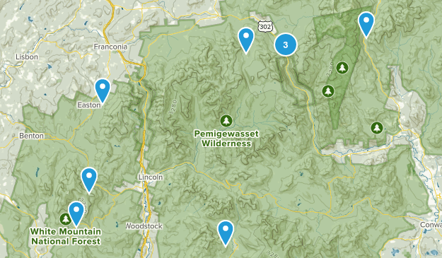 4000 Footers Map