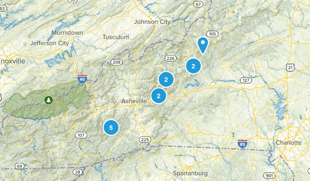 Asheville To Do Map