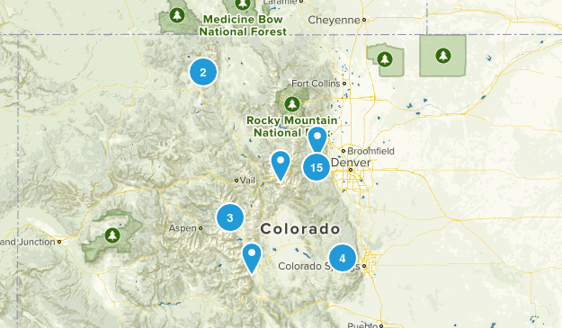 Hikes to do! Map
