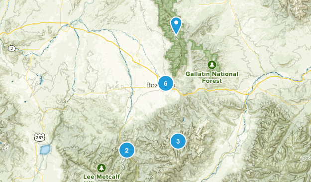 Montana Trails Map