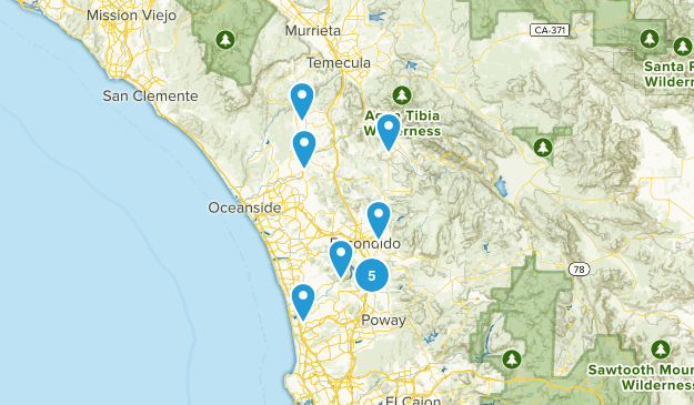 Inland San Diego Map