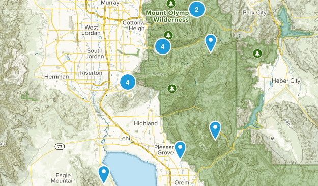 date hikes Map