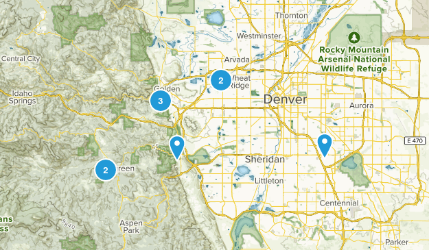 Day Hikes Map