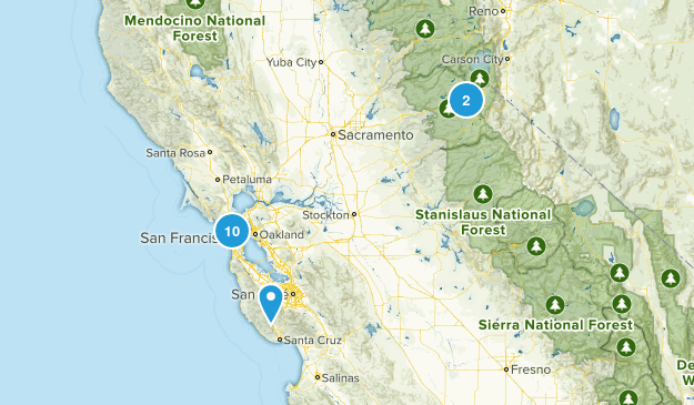 Bay Area Hikes To Do Map