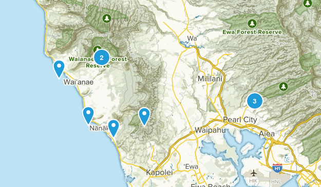 West Side Hikes Map
