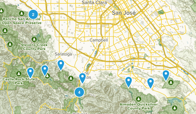 Nearby Hikes Map