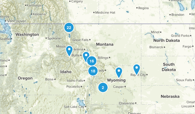Montana & Wyoming - Dream Trip Map