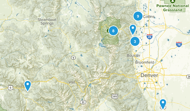 Family Hikes Map