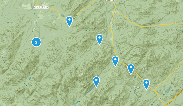 High Peaks Completed Map