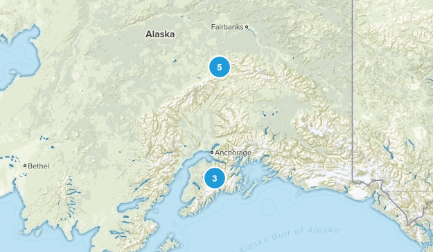 Alaska Trip Map