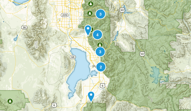 want to hike Map