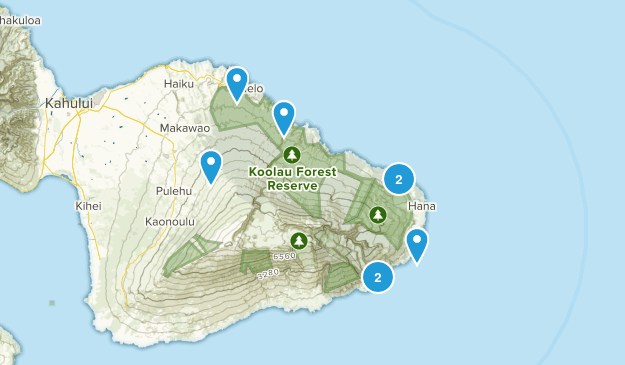 maui vacation Map