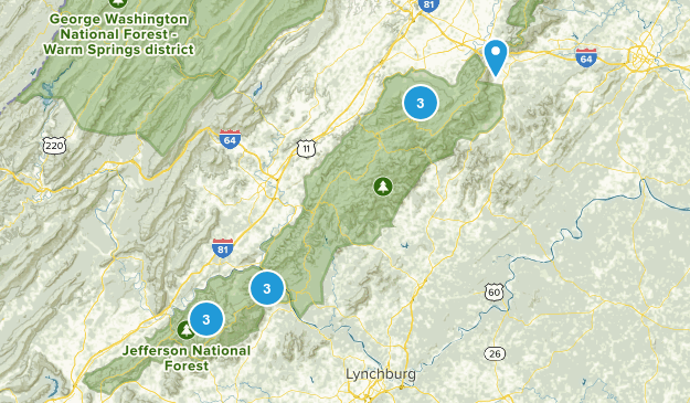 G. Washington Forest Map