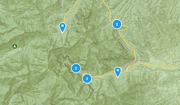 Mt Charleston Map