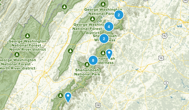Shenandoah maybies Map
