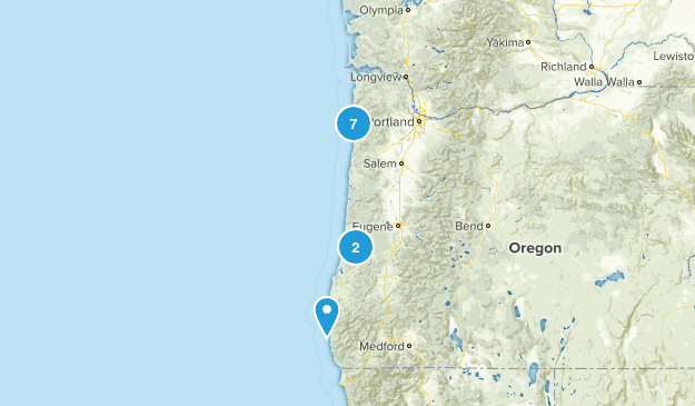 Oregon Coast List Map