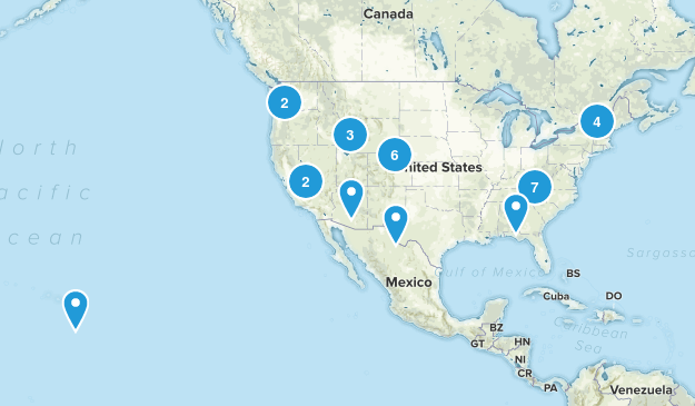 Highest Point in 50 states Map