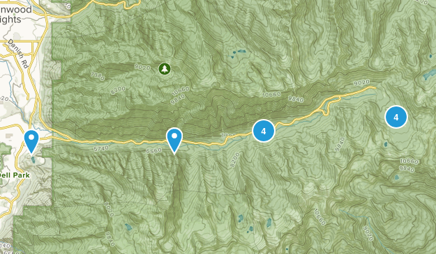 Little Cottonwood Canyon Map