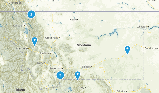 10 MT Hikes to Unforgettable Places Map