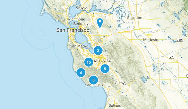 Bay Area Hikes Map
