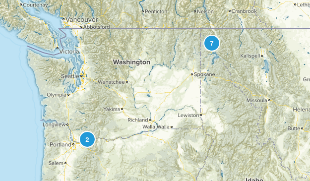 Hikes to do Map