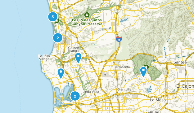 San Diego Regulars Map