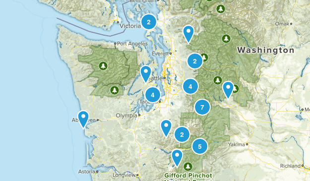 Hikes with Luna Map