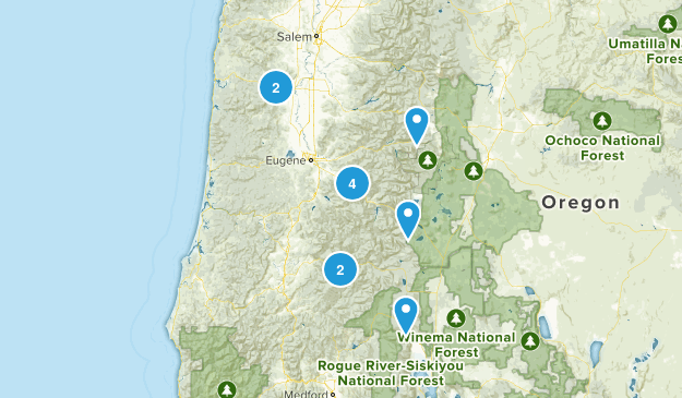 Day Hikes Map