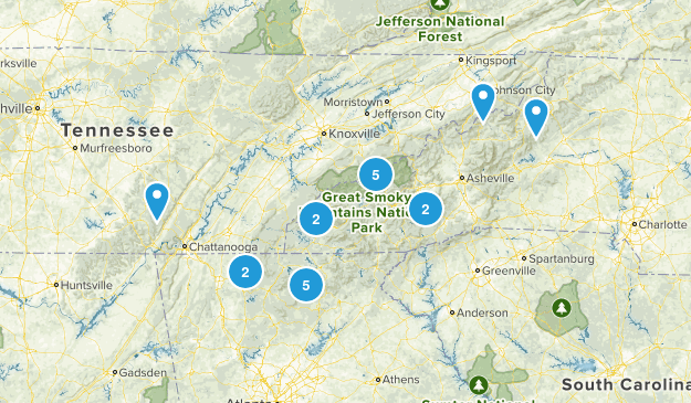 backpacking Map
