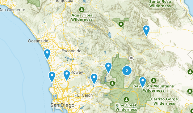 10Hikes Map