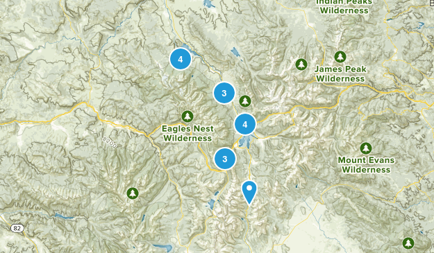 silverthorne area Map