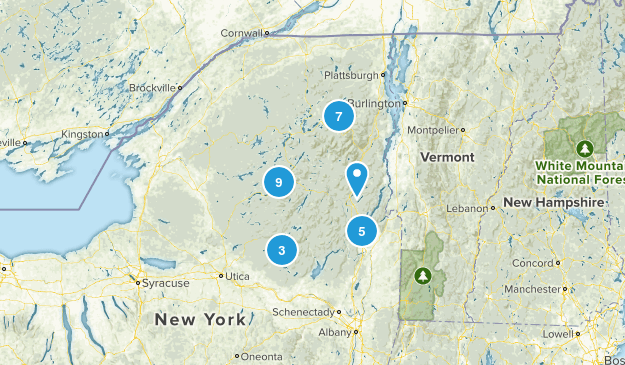 Adk Junior Peaks Map