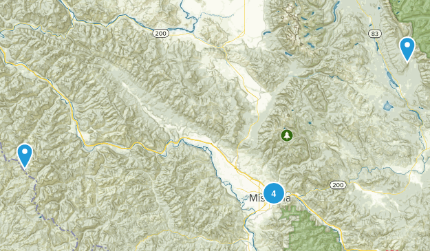 Bozeman Missoula Trip Map