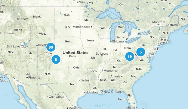 Book Hikes Map