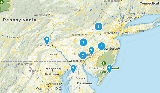 Dog Friendly Hikes Map