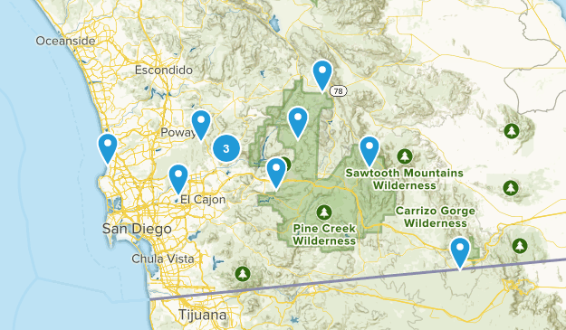 Hikes to do Map