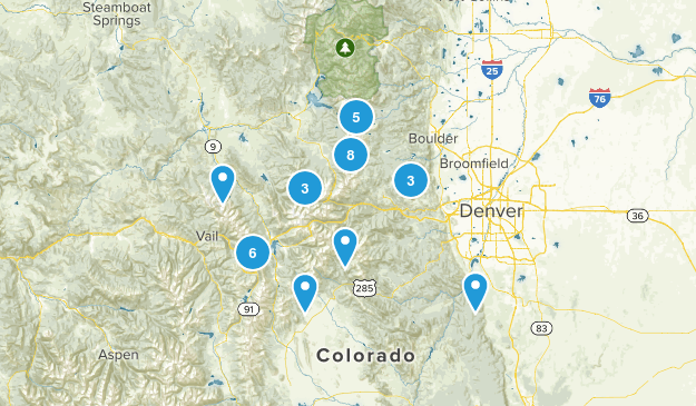 5-10 miles Map